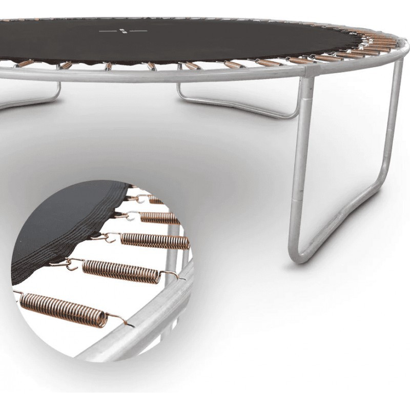 Батут OUTTEC Pumpkin з внутрішньою сіткою 12 футів 366 см чорний Київ - фото 4