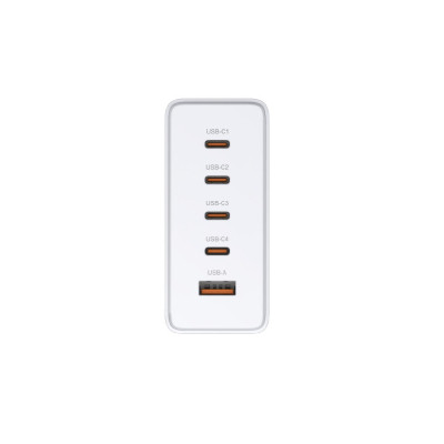 Зарядний пристрій D-Link 4xUSB-C + 1xUSB PD240W GaN white (DCF-241) Вінниця - фото 6
