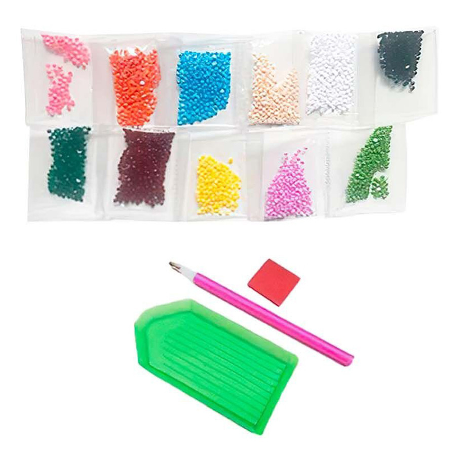 Набір для творчості Алмазні стікери "Звірятка" 20299, 12 шт Вінниця - фото 3