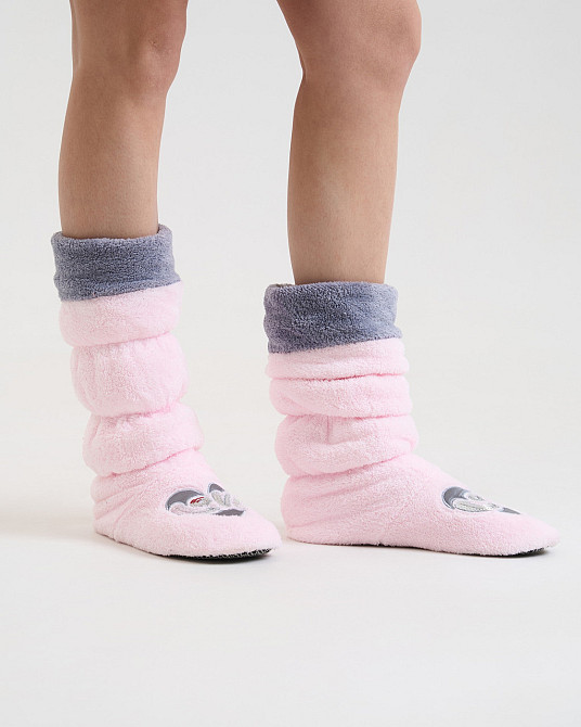 Женские Сапожки для дома - Розовый+Серый Nicoletta 502-2 37-38 Киев - изображение 6