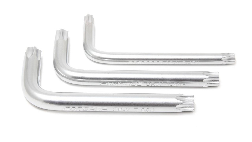 Ключ Г-образный TORX T-55H с отверстием Forsage F-76755 Одесса - изображение 1