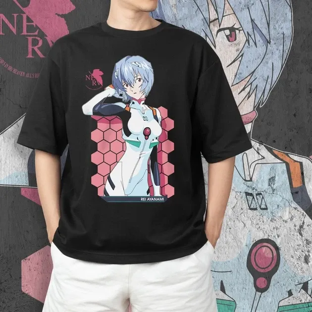 Футболка чоловіча з  принтом Evangalion Рей Аянами 3 Розмір 48 Дніпро - фото 3