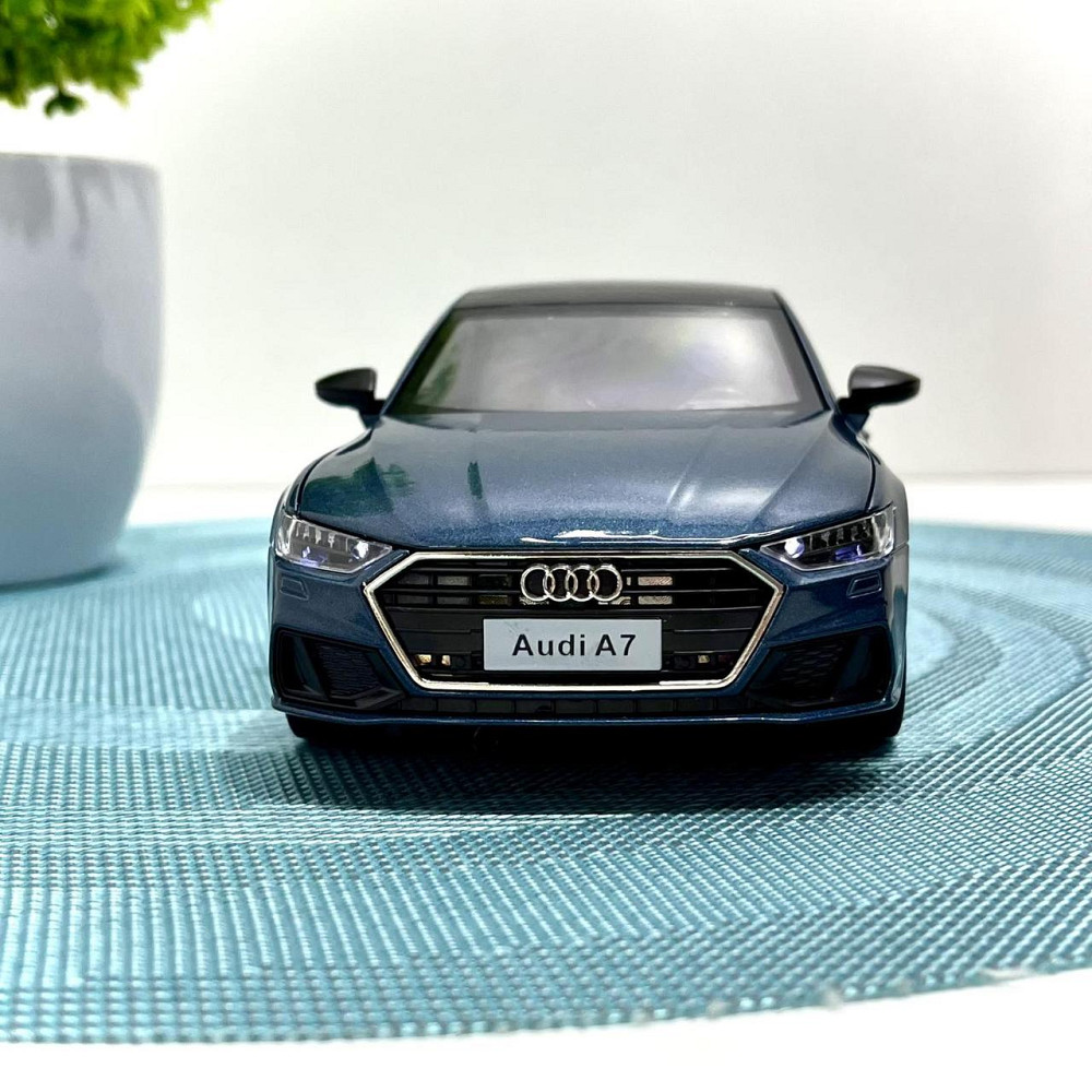 Машинка Audi А7 Авто Експерт металопластик 1:24 звук світло інерція Блакитна (1904-17) Чернігів - фото 5