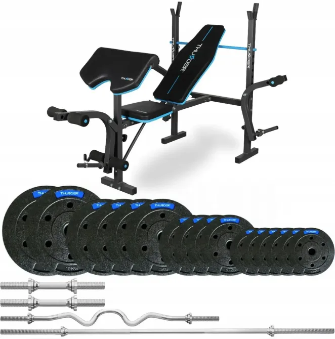 Тренажер Thunder SET-VIGOR-A-HBG-02 Zestaw Kulturystyczny 57,5KG Київ - фото 1