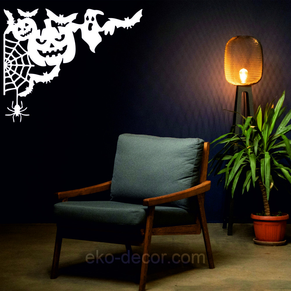 Декоративное настенное Панно «Хэллоуин», Декор на стену 110*89 см, Белый Киев - изображение 7