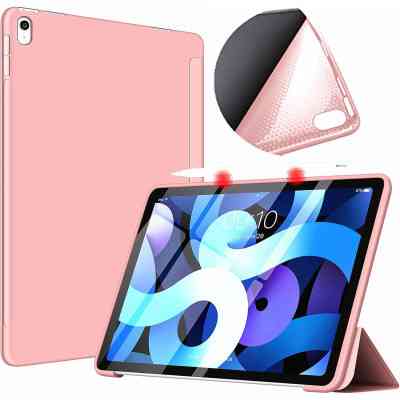 Чехол для планшета BeCover Tri Fold Soft TPU Silicone Apple iPad Air (4/5) 2020/2022 10.9" Pink (711133) Винница