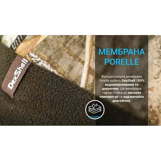 Шапка водонепроникна Dexshell Watch Hat Camouflage, р-р S/M (56-58 см), камуфляж Київ