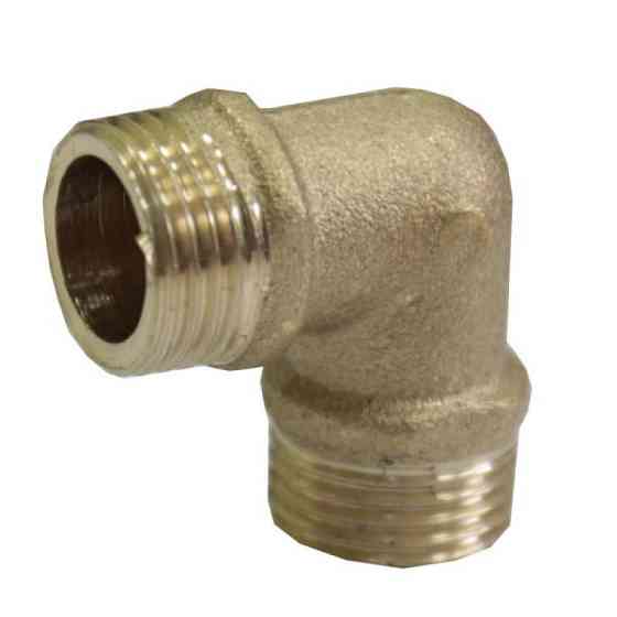 Кут 1/2'' зовн/зовн Україна, латунь посилений Харків