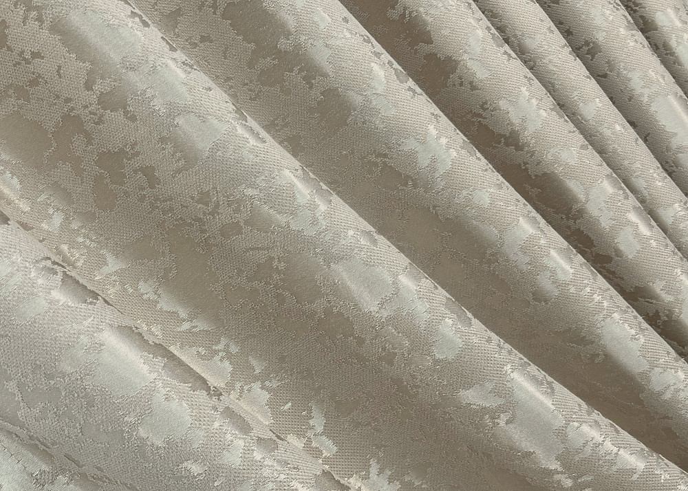 Комплект штор VR-Textil Льон Мармур 150х270 2шт і Тюль 400х270 1272ш-1400т Теплий бежевий з білим 71-135/3 Київ - фото 6