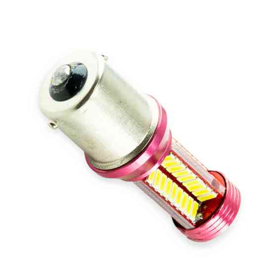 Автолампа А 12-21 белая 78 SMD 4014 линза светодиодная Мукачево