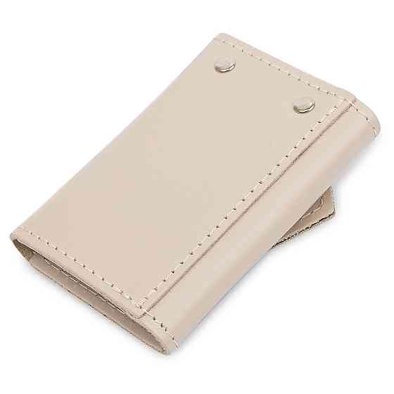 Невелика шкіряна ключниця GRANDE PELLE 11523 Бежевий Київ