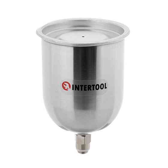 Бачок металевий, зовнішня різьба M14x1,25, 600 мл INTERTOOL PT-1907 Київ