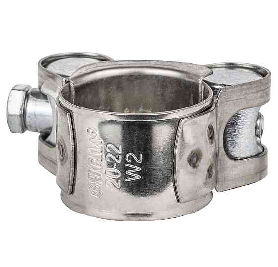 Хомут силовой нержавеющий 18мм Ø20-22мм (КРАТНО 10шт) SIGMA (2508031) Киев