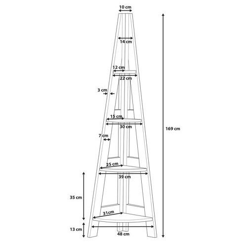 Стеллаж угловой 
