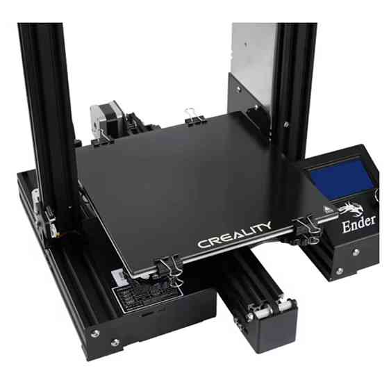 Стеклянная платформа Creality с карборундовым покрытием размером 235x235x4 мм для 3д принтеров. Киев