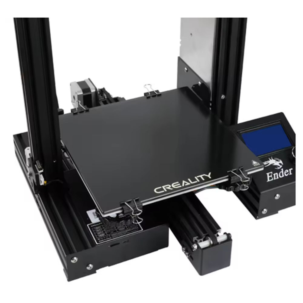 Стеклянная платформа Creality с карборундовым покрытием размером 235x235x4 мм для 3д принтеров. Киев - изображение 4