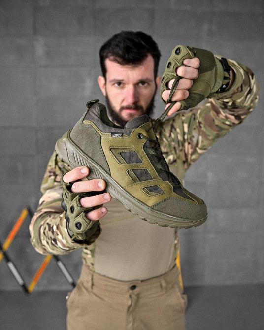Тактические кроссовки extreme olive ВТ0967 Одесса - изображение 12