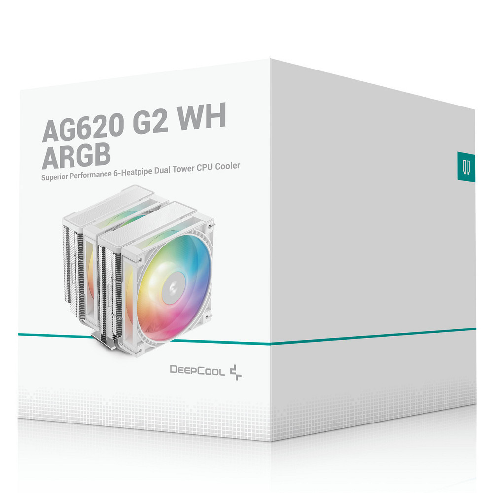 Кулер процесорний DeepCool AG620 G2 WH ARGB (R-AG620-WHAMMG2-G) ( 28297 ) Харьков - изображение 2