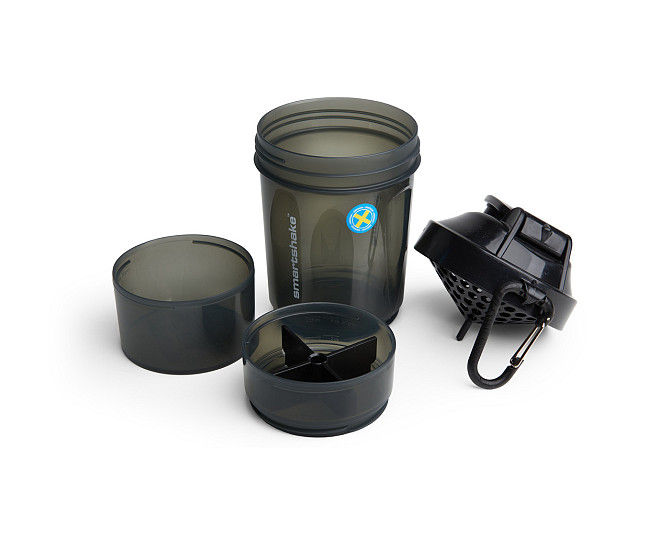 Шейкер спортивний SmartShake Original2GO 600ml Black Кам'янське - фото 5