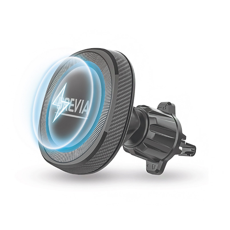 Тримач телефону автомобільний Brevia AirVent Ultra MagCharge 15W з безпровідною зарядкою, на дефлектор Львів - фото 9