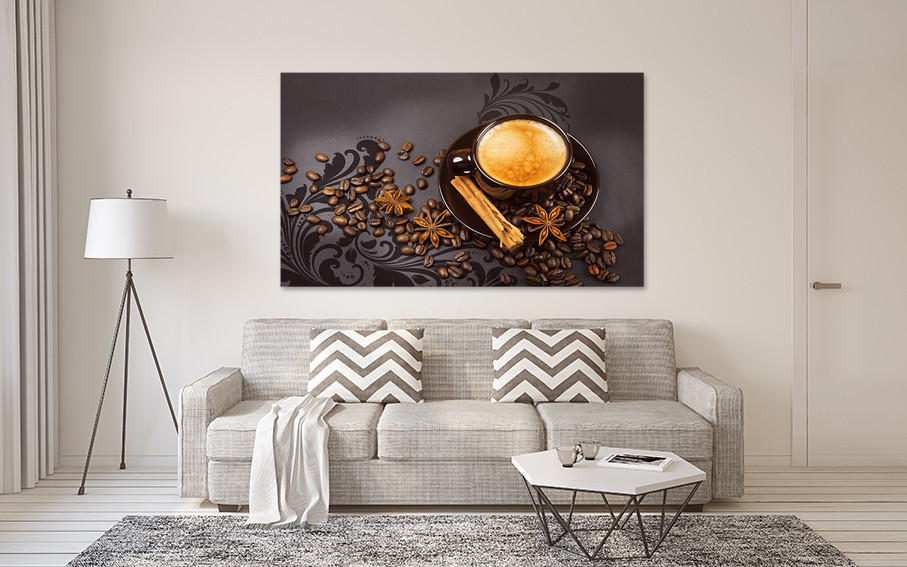 Картина холст в гостиную / спальню  Кавові зерна    MLP_161 Киев - изображение 2