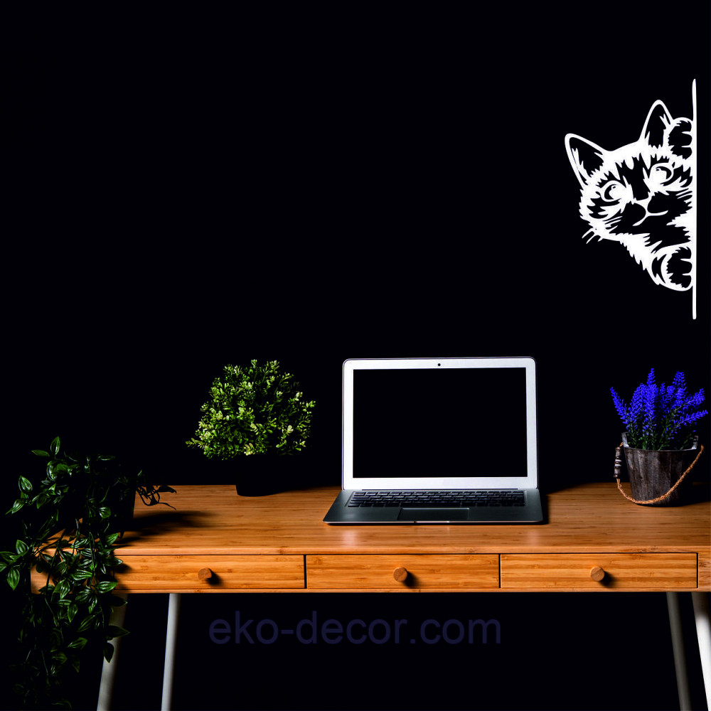 Декоративне настінне 3D Панно «Кіт» Декор на стіну з об'ємом (ціна за 1 шт) Київ - фото 4