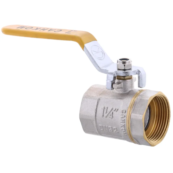 Кран кульовий СК 1 1/4" ГГВ YELLOW ART.602 (WP0062) Київ