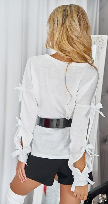 Кокетливий светр із бантиками (42) Київ - фото 2