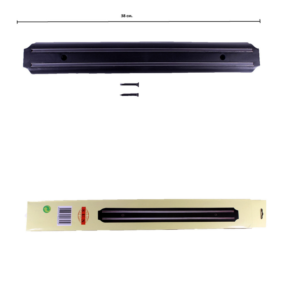 Магнітний тримач для ножів, інструментів 38 сантиметрів Дніпро - фото 2