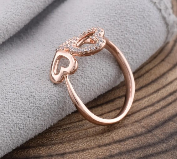 Кольцо Xuping 14038, 20 размер (ширина 15мм), белые фианиты, позолота РО Киев - изображение 2