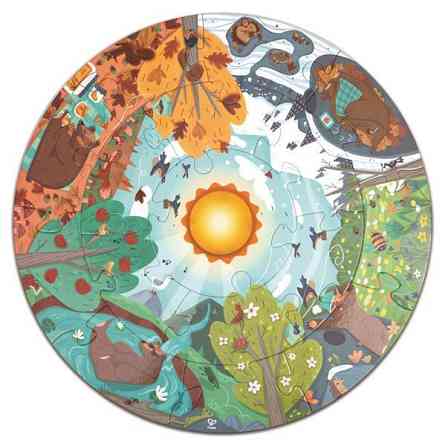 Пазл круглий Hape Чотири сезони 16 ел. (E1636) Киев