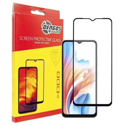 Чехол для мобильного телефона Dengos Kit for OPPO A38 case + glass (Black) (DG-KM-05) Винница - изображение 4