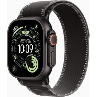 Смарт-часы Apple Watch Ultra 3 GPS + Cellular 49mm Black Titanium Case with Black/Charcoal Trail Loop - S/M (MF1D4QP/A) Винница - изображение 1
