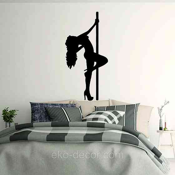 Декоративное настенное Панно «Стриптиз», Декор на стену 70*33 см, Черный Киев