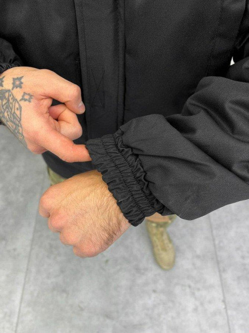 Бушлат чорний чоловічий зимовий теплий M Одеса - фото 11