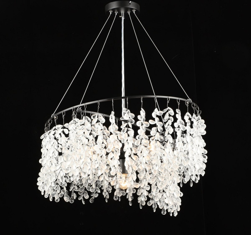 VALESO Люстра підвісна кришталева S2484/6, Чорний Коломыя - изображение 1