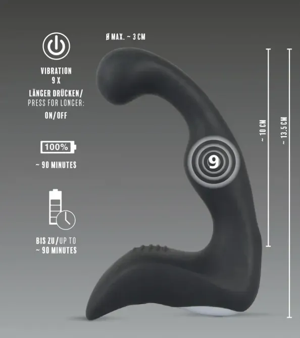 Масажер простати ПОВСТАНЕЦЬ Sex Aura Київ - фото 4