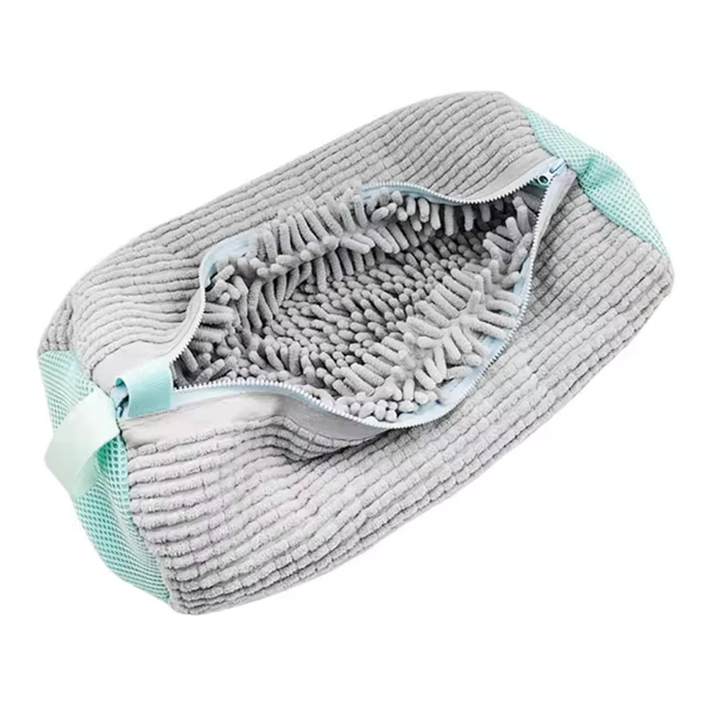 Мешок для стирки обуви 39х19см Серый / Сумка для стирки кроссовок / Чехол для стирки обуви в стиральной машине Киев - изображение 7