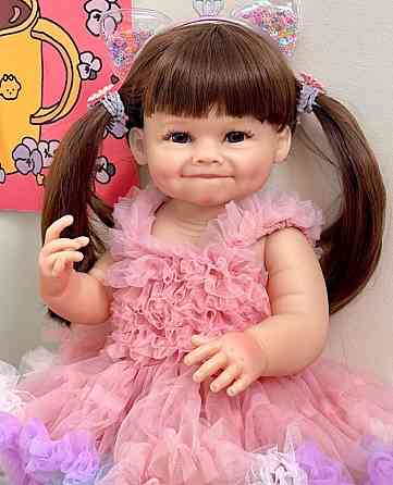 Кукла реборн девочка 55 см Злата с аксессуарами и одеждой. Харьков