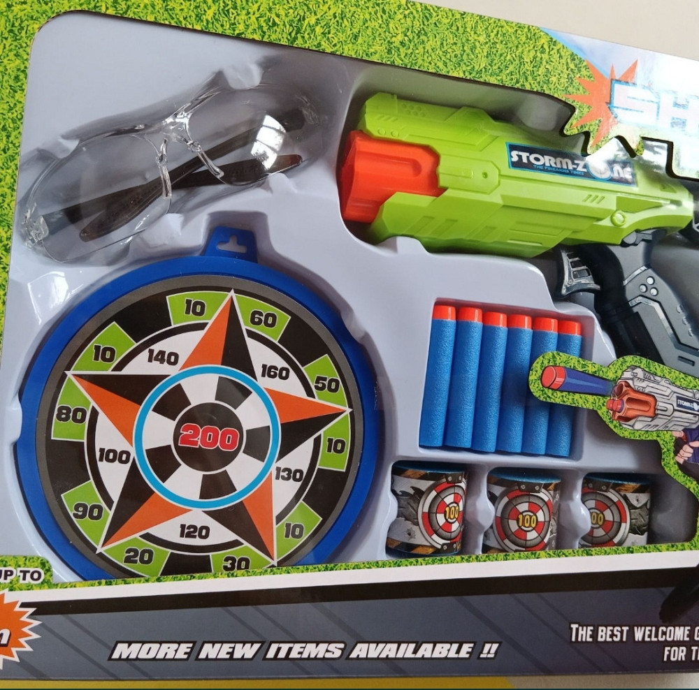 Пистолет бластер на паралонных патронах игрушка Киев - изображение 3