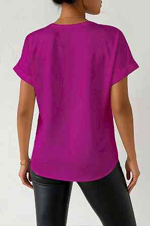 Женская футболка из шелка Малиновый M Харьков