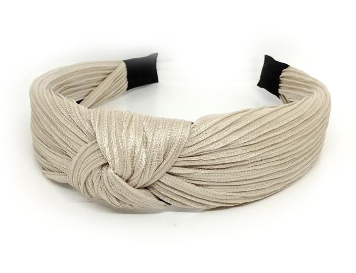 Обруч для волос в виде чалмы бежевый Киев - изображение 1