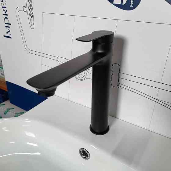 Змішувач для раковини високий Volle LIBRA de la noche чорний/матовий 1521.010204 Київ