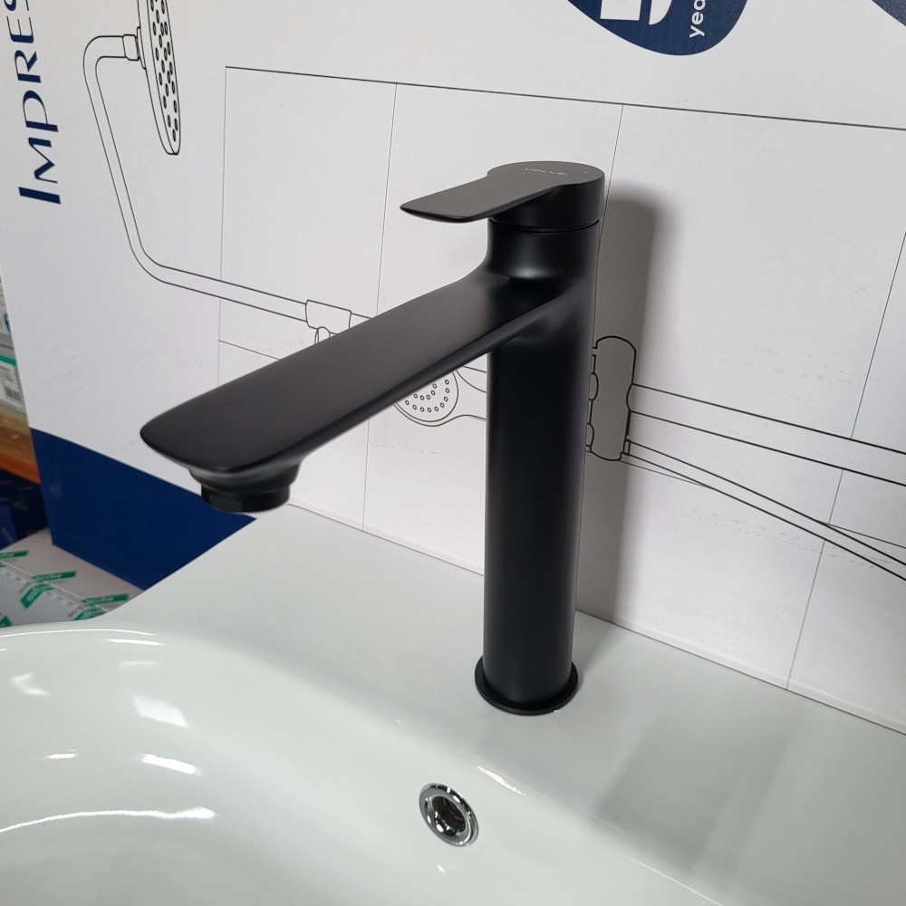 Змішувач для раковини високий Volle LIBRA de la noche чорний/матовий 1521.010204 Київ - фото 5