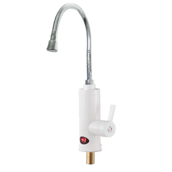 Проточний електричний водонагрівач Zerix ELW07-EF з індикатором температури (ZX4782) Харків