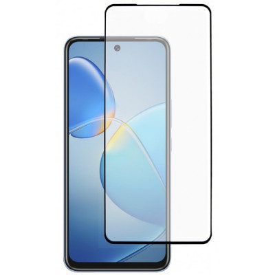 Стекло защитное Dengos Full Glue Infinix Hot 12 Play black frame (TGFG-248) Винница - изображение 2