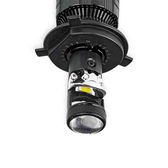 Автолампа H4 12V-24V EUROTUN NL19 60W 10000L 6000К радиатор и вентилятор линза LED Мукачево