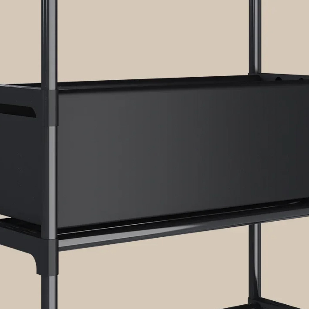 Напольная вешалка для одежды на колесиках, 150х56х30см Киев - изображение 5