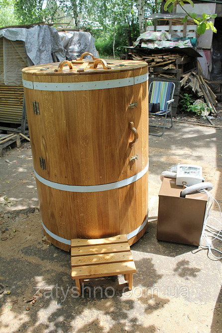 Фітобочка ля лазні 800мм дуб вільха Київ - фото 3