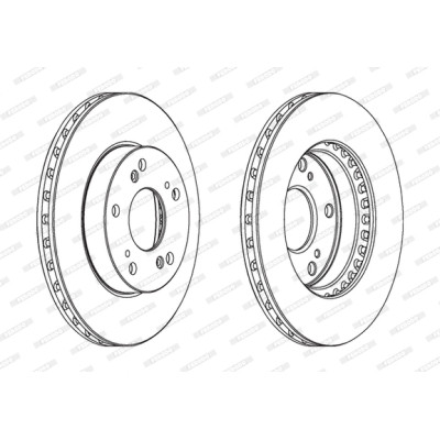 Гальмівний диск FERODO DDF1939C Вінниця - фото 1